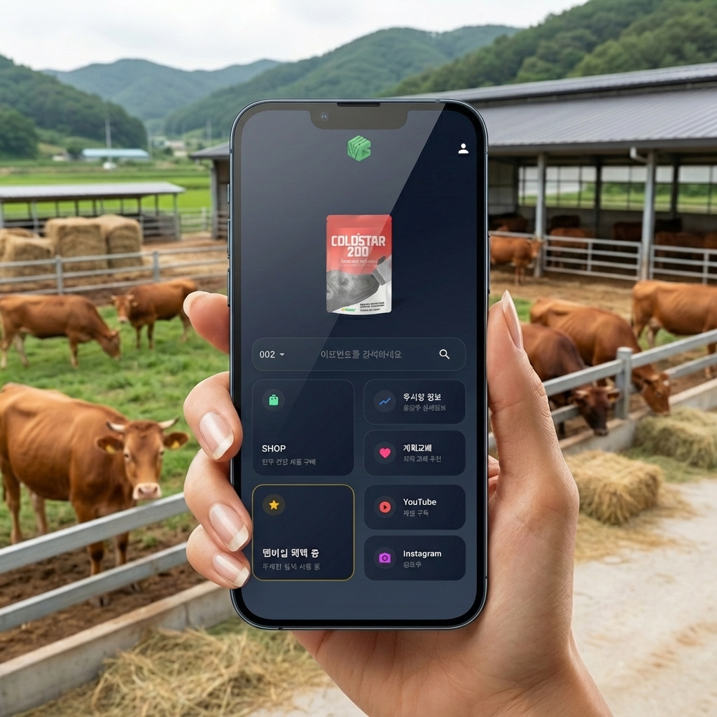 똑똑한우 앱 실제 사용 화면